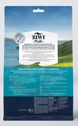 ZiwiPeak Makrilli & Lammas 400g - Specialtorrfoder för katter - 9421016594177 - 2