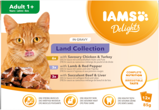 Iams Kattsnacks Gravy Land 12st - Våtmat multipack - 8710255100418 - 0